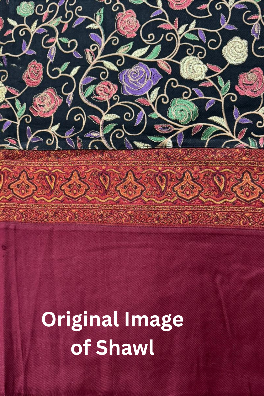 Floral Heritage Palla Shawl