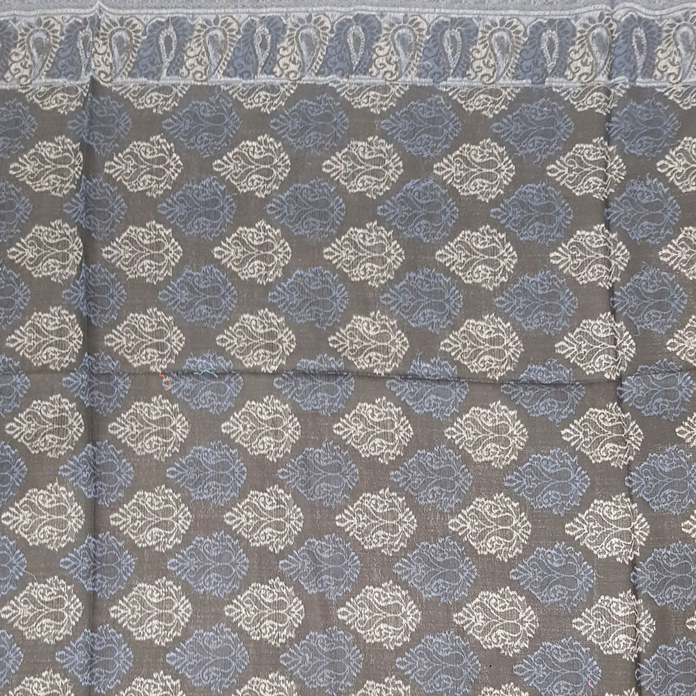 Charcoal-Kani Pashmina Shawl