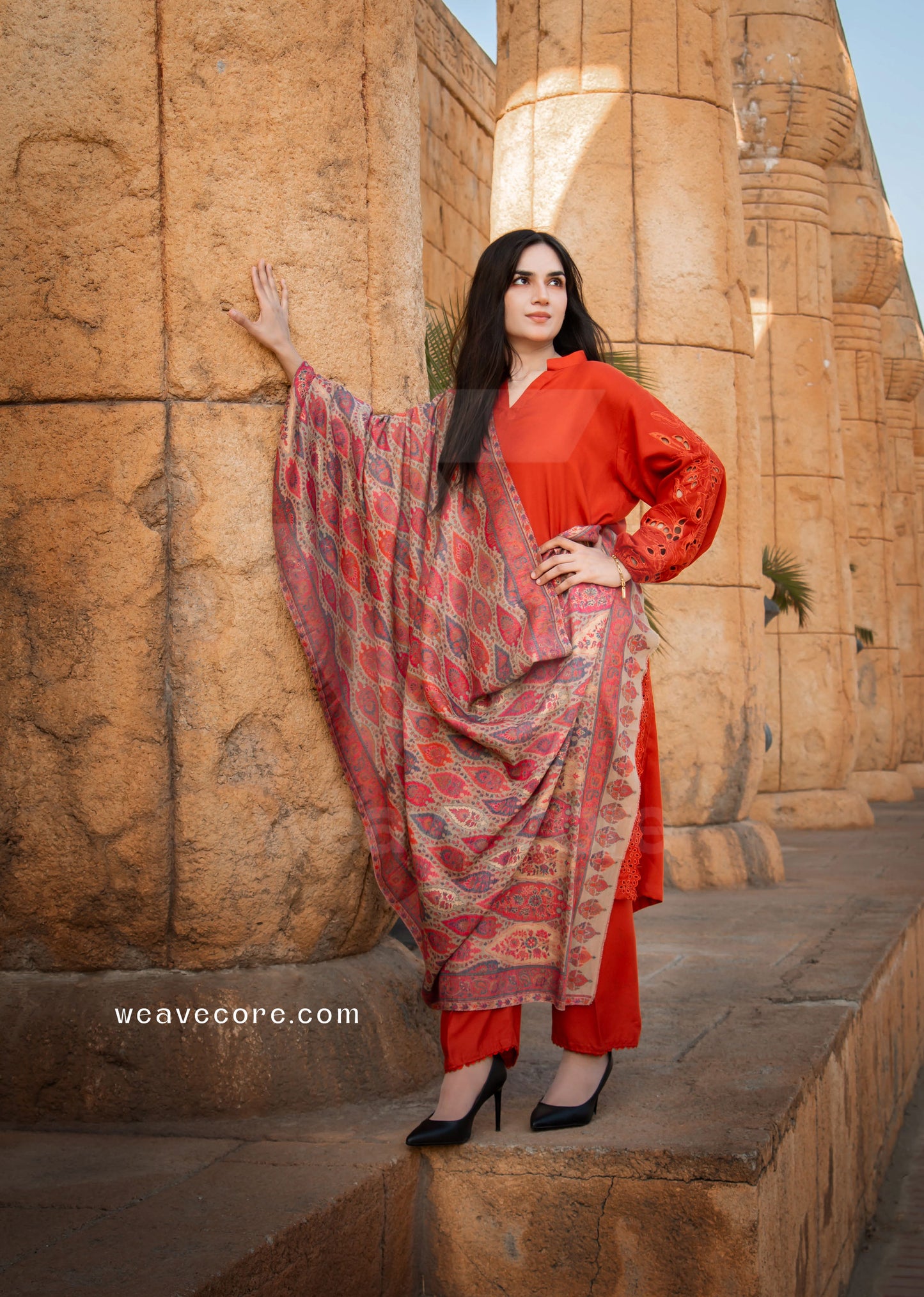 Gulnaar Heritage Kani Wool Shawl