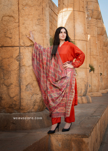 Gulnaar Heritage Kani Wool Shawl