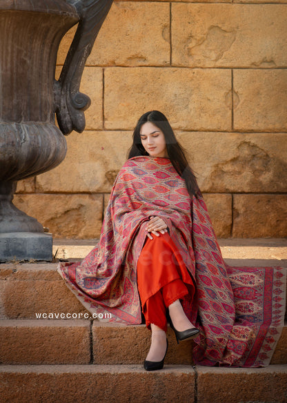 Gulnaar Heritage Kani Wool Shawl