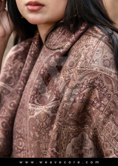 Gul-e-Chaman Kani Silk Shawl