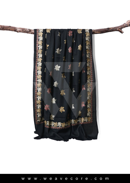 Aari Border Chinar Boti Shawl