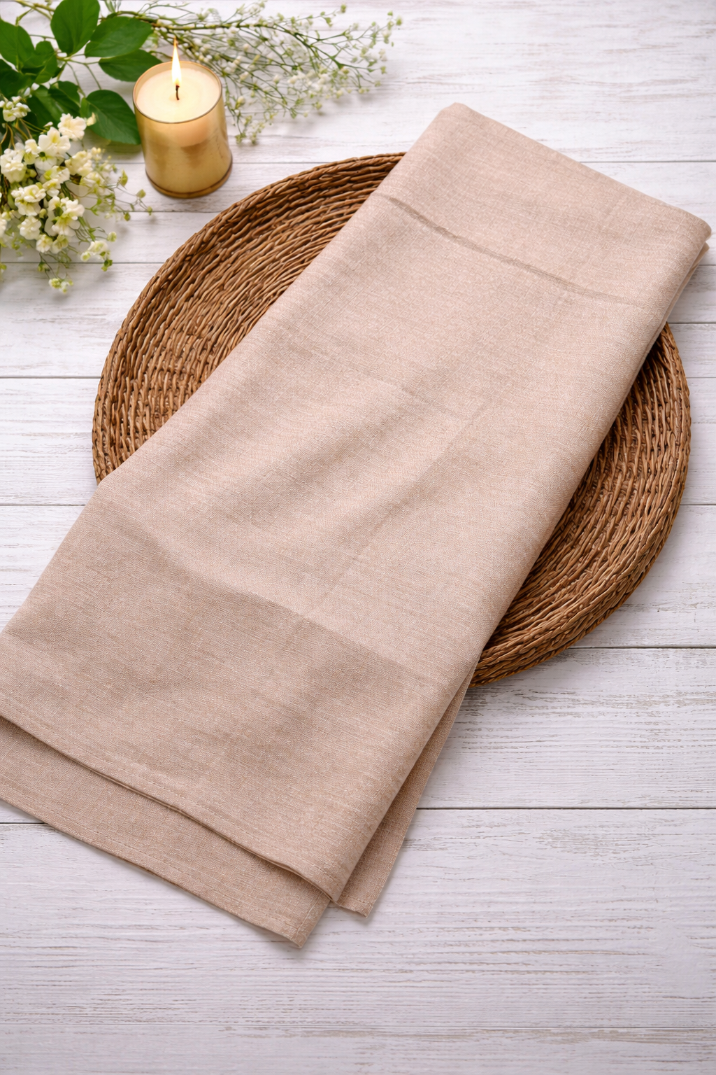 Beige shawl for women