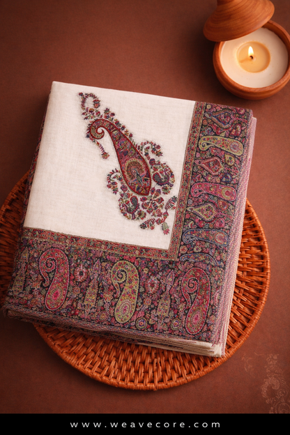 Kani Pashmina Shawl - Whispering Breeze