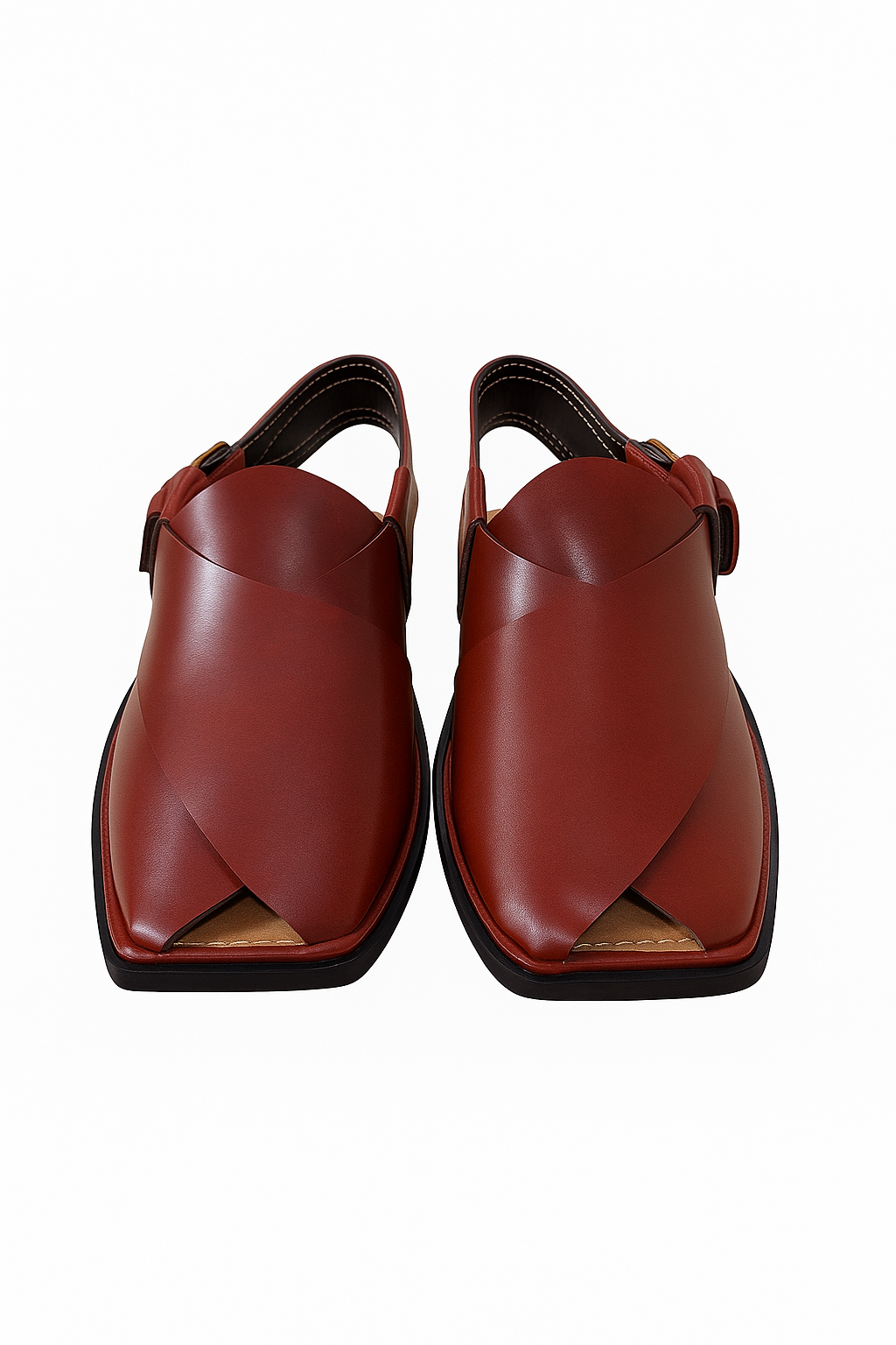 Weavecore Signature Brown Peshawari Chappal – Premium Comfort Fit