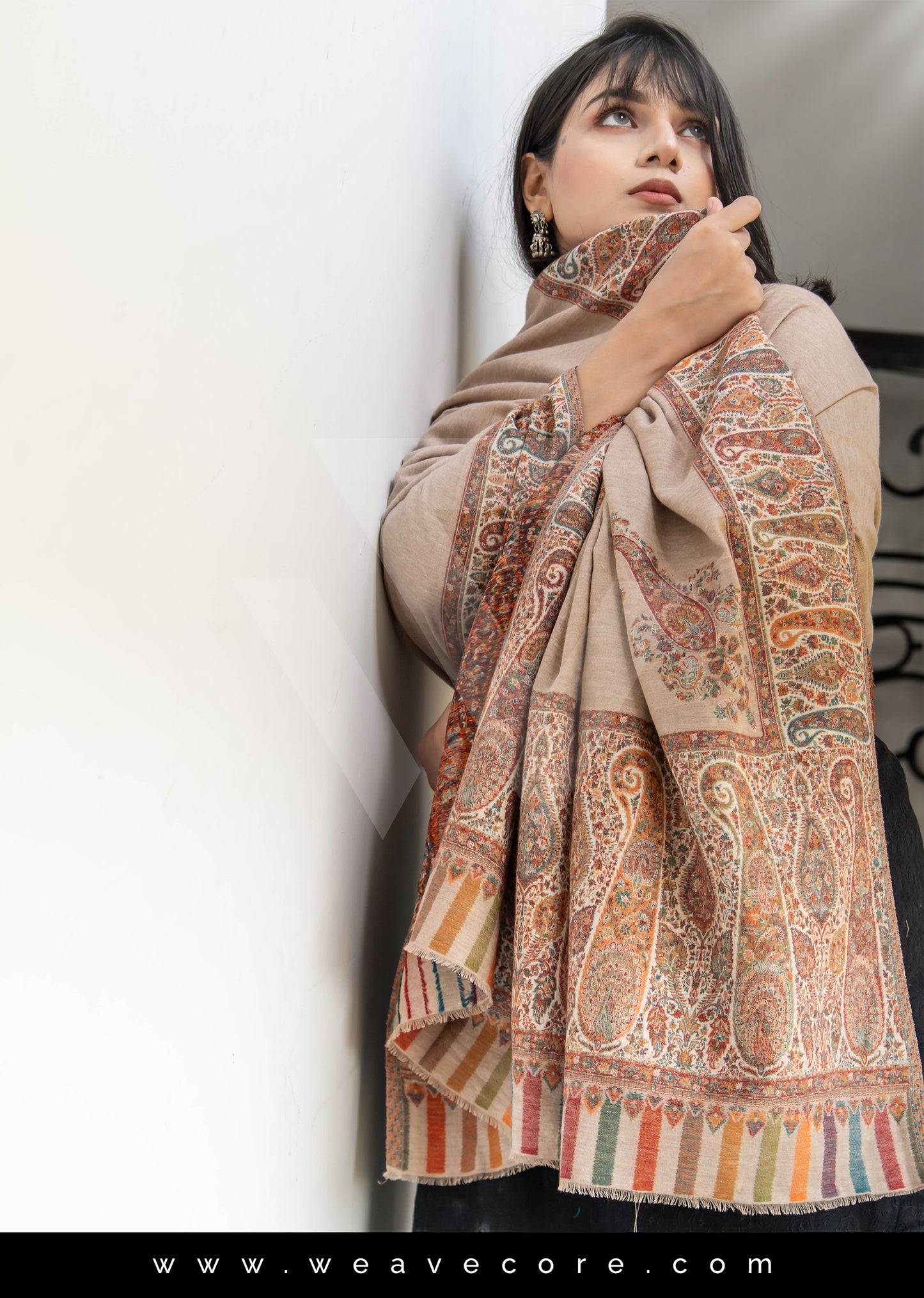 Kani Pashmina Shawl - Golden Sands