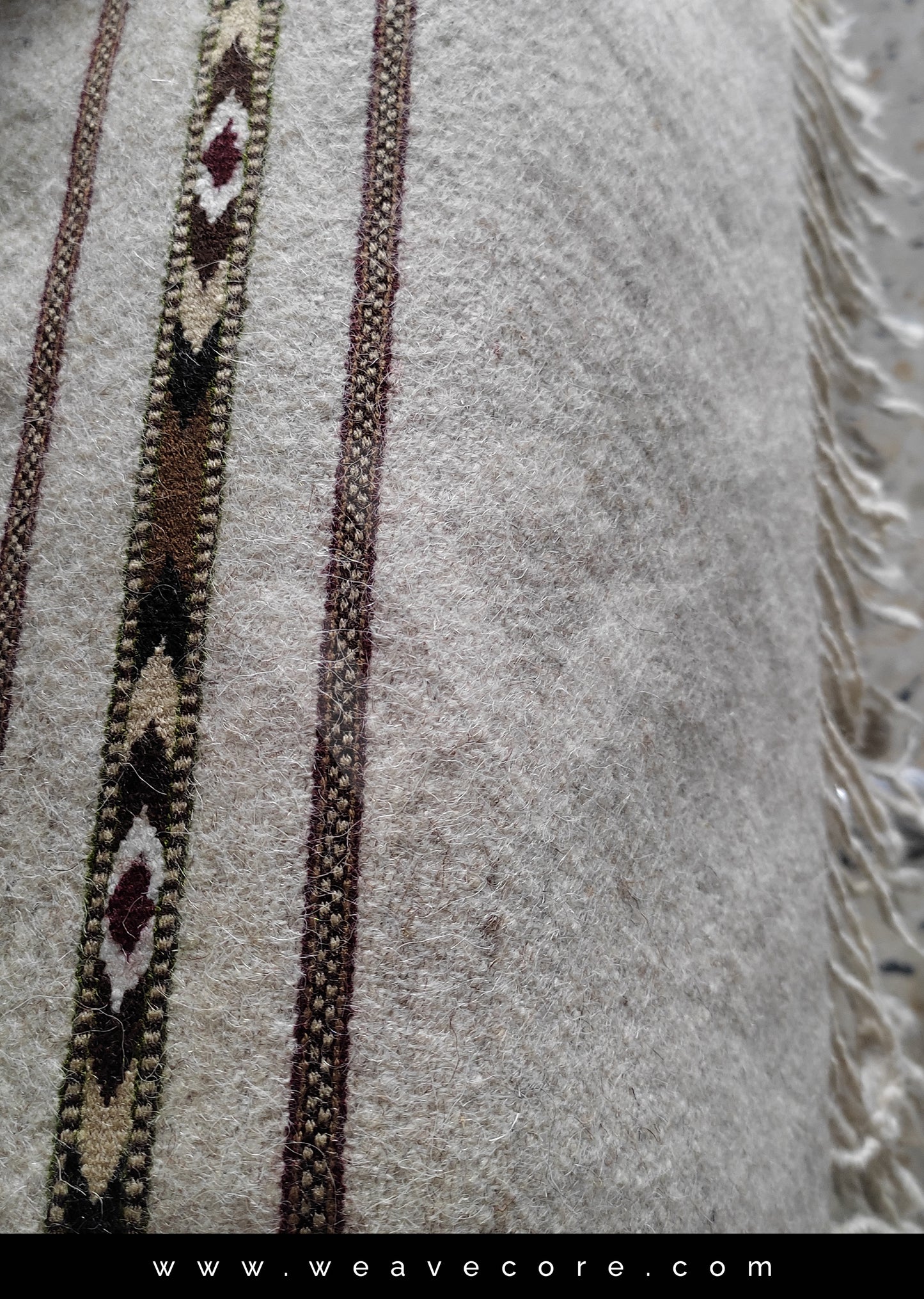 Lamb Wool Pure White Shawl