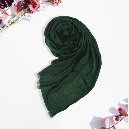 Elegant Regular Scarf - Green