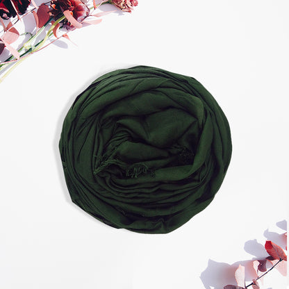 Elegant Regular Scarf - Green