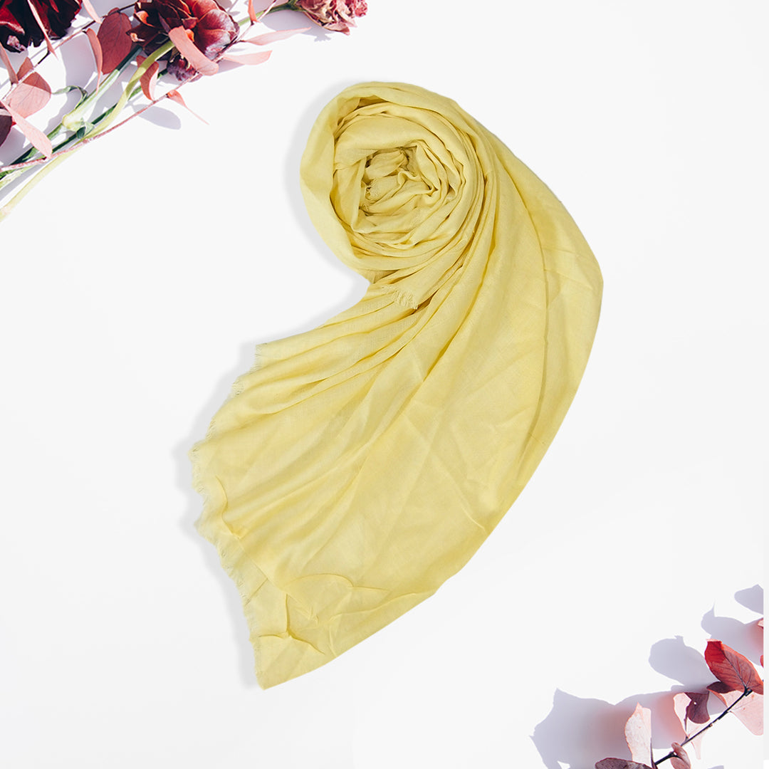 Elegant Regular Scarf - Cream