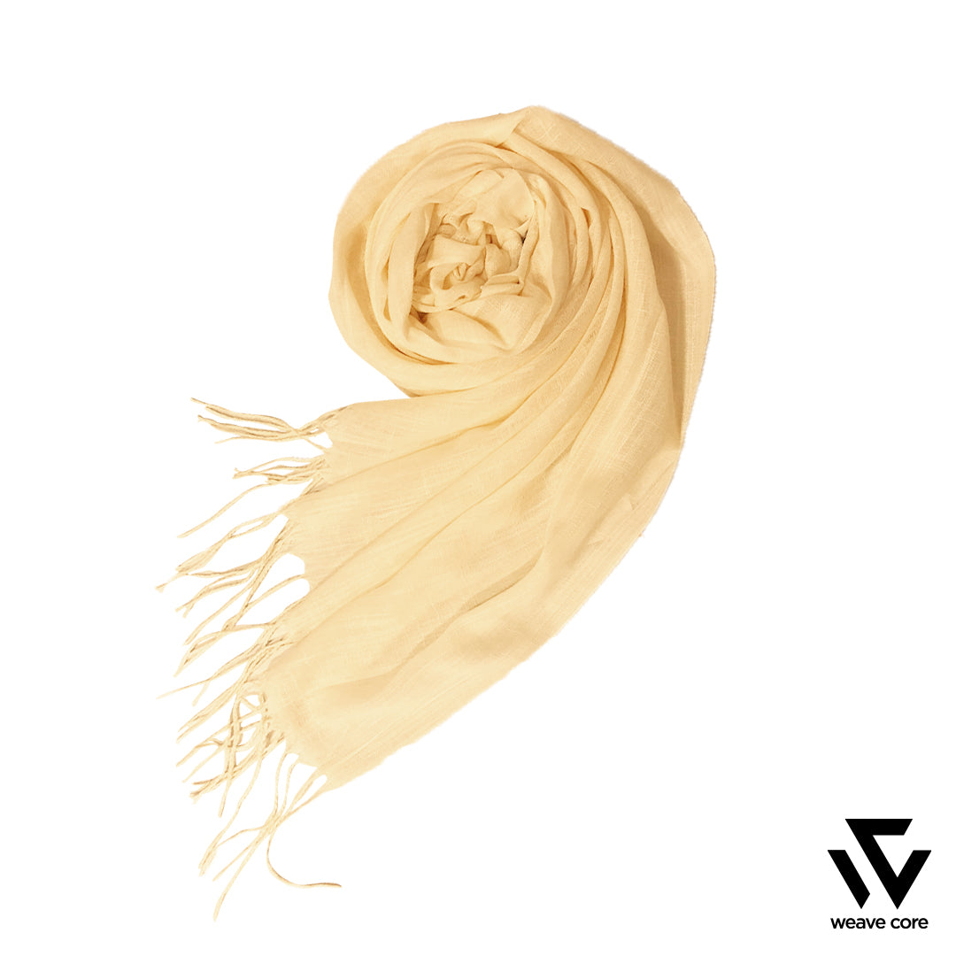 Turkish Textured Scarf-Cream