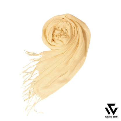 Turkish Textured Scarf-Cream