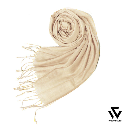 Turkish Textured Scarf-Fawn