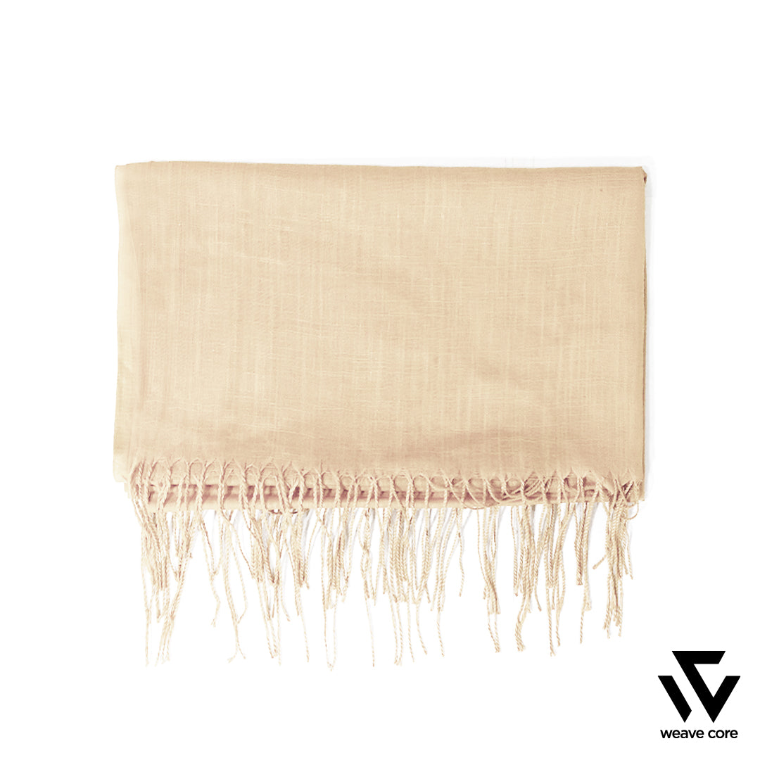 Turkish Textured Scarf-Fawn