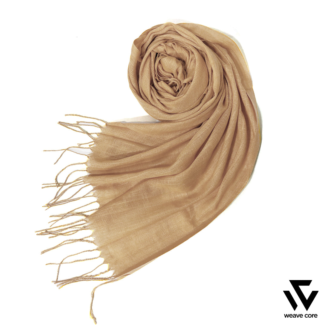 Turkish Textured Scarf-Khaki