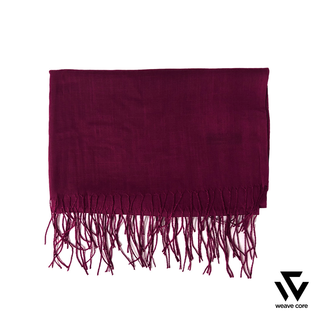 Turkish Textured Scarf-Magenta