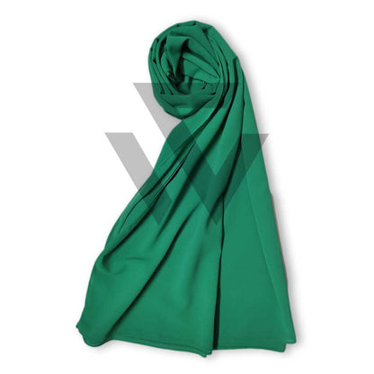 Solid Chiffon Scarf - Aqua Green