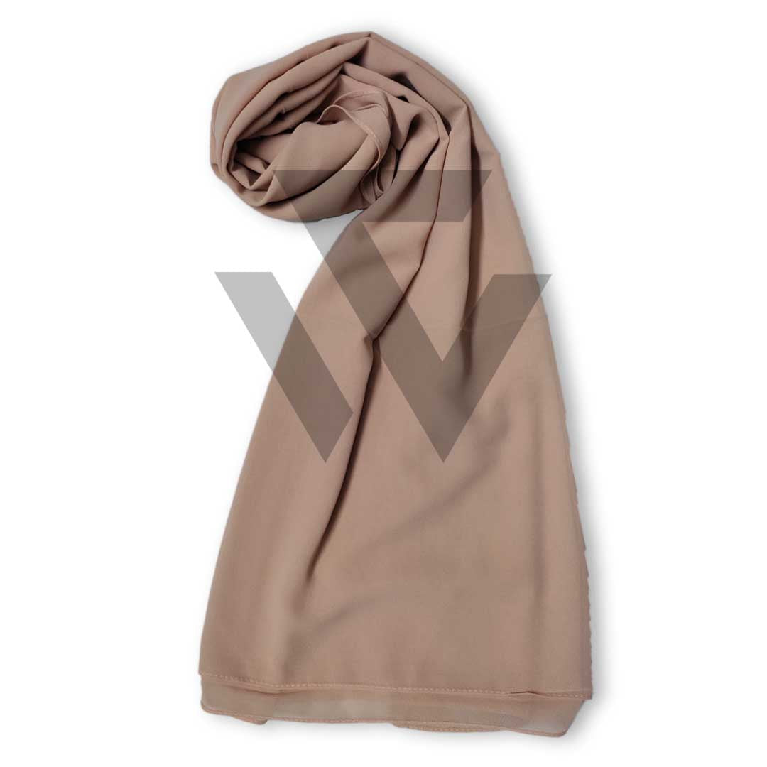 Solid Chiffon Scarf - Baby Pink