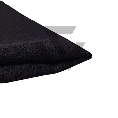 Solid Chiffon Scarf - Black