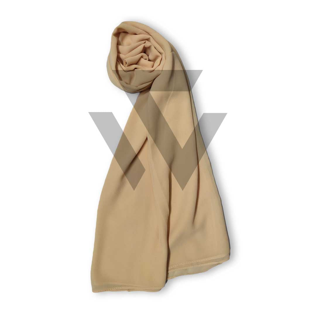 Solid Chiffon Scarf - Foan